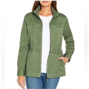 Gap Utility Full Zip Field Jacket, Small, For Leaf Clover